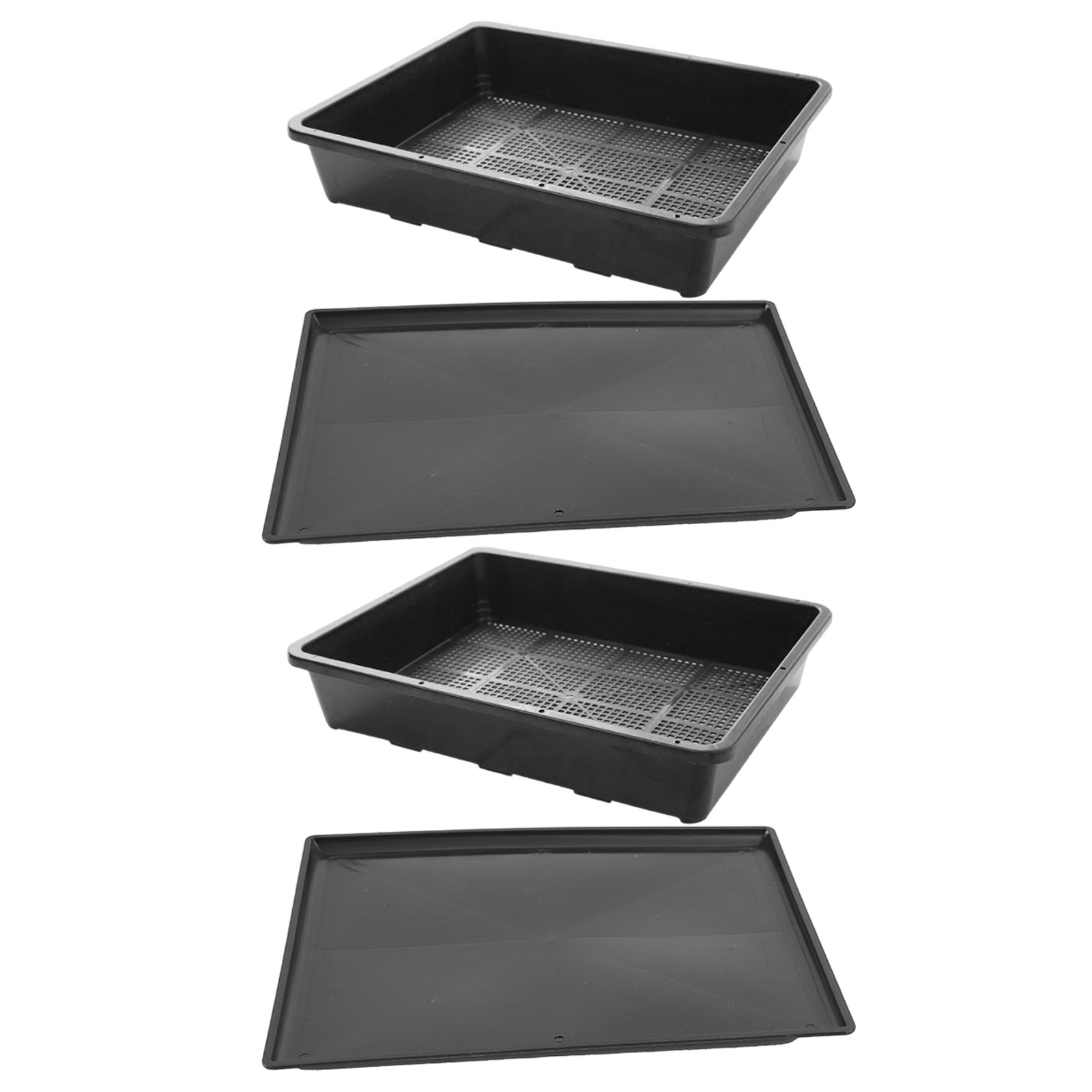 Seed Starter Tray - 2 conjuntos de bandejas para plantio