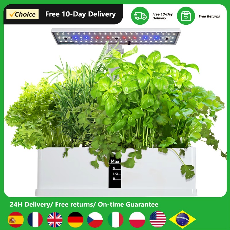 Grow Light Led - Sistema de Cultivo Hidropônico Inteligente com