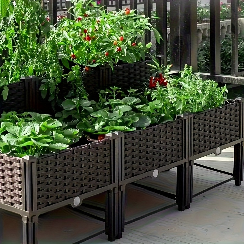 Raised Garden Bed - Canteiro Elevado para Jardim, Caixa de