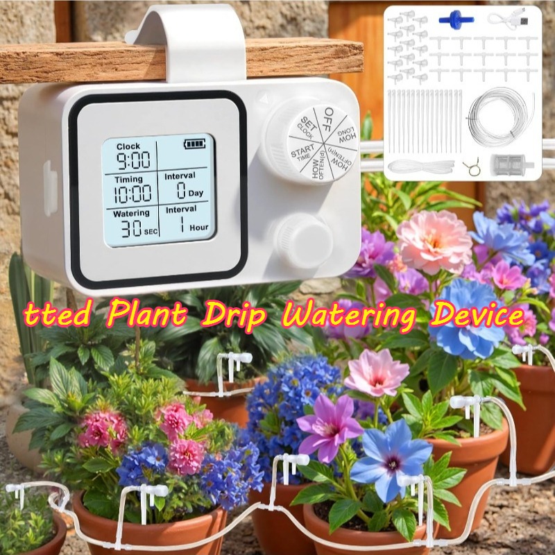 Watering Can - Equipamento de Irrigação Automática, Temporizador de
