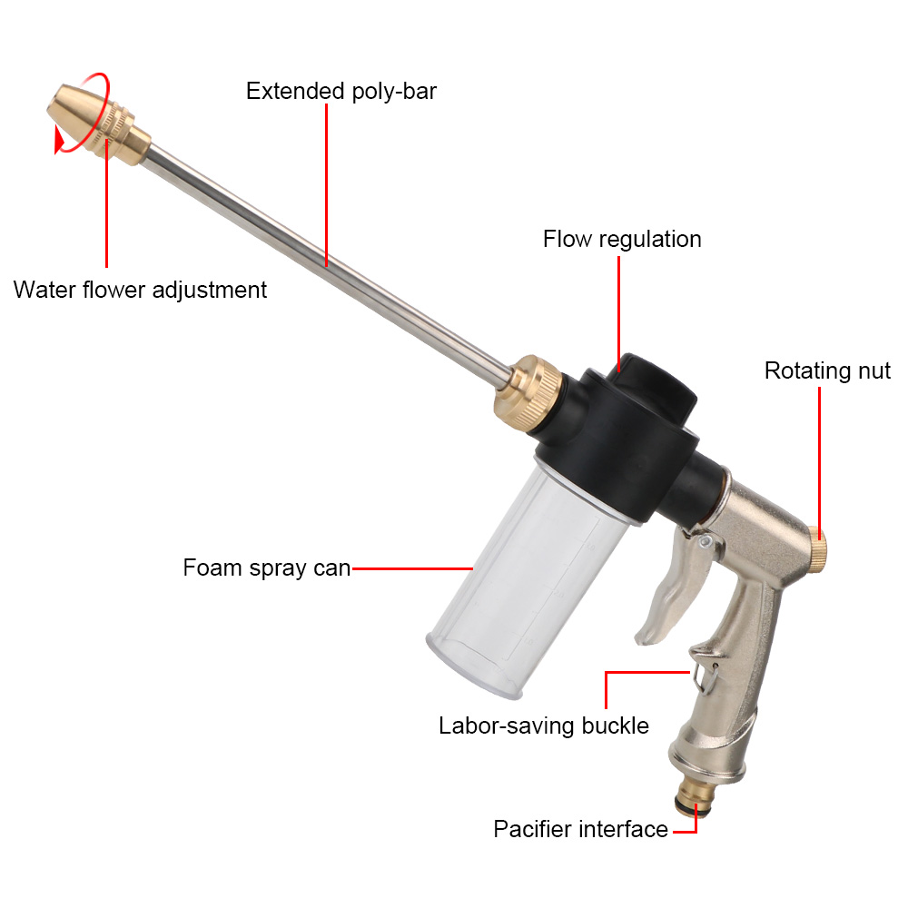 Lavadora de espuma longa para  - Trowel Garden Tools avaliação e preço