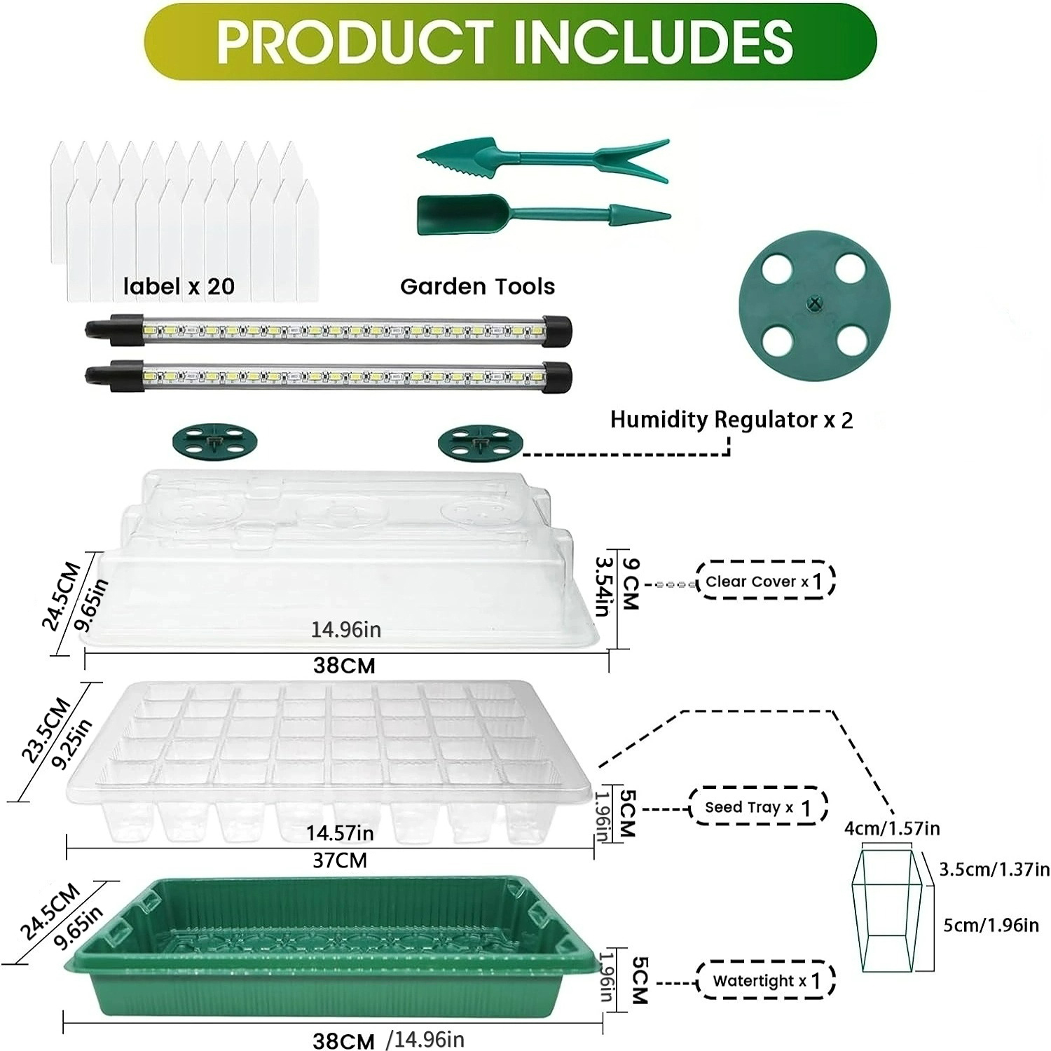 Bandeja de Germinação com Luz  - Seed Starter Tray avaliação e preço