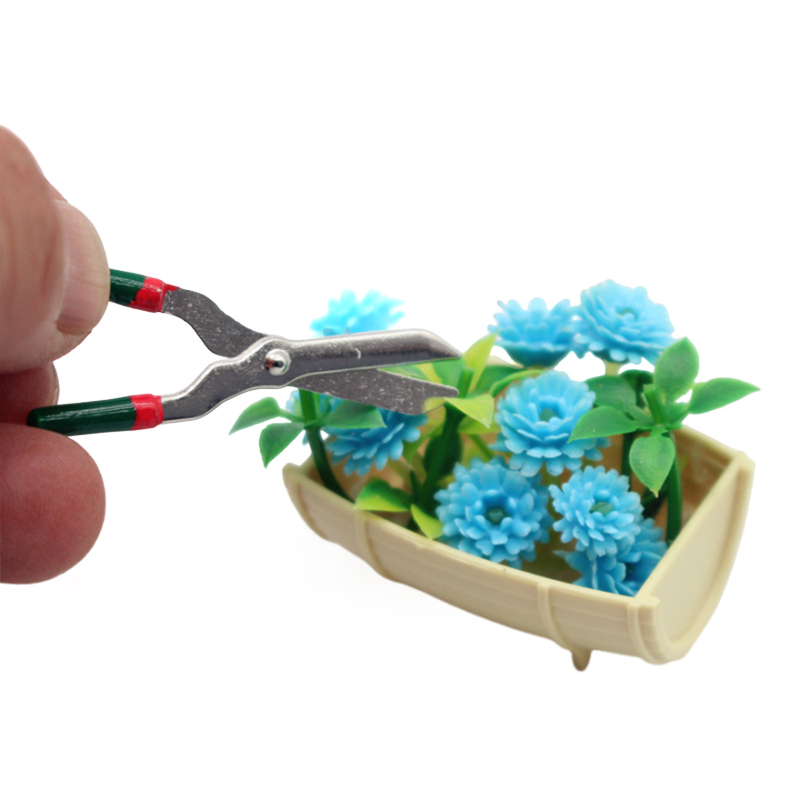 1/12 casa de bonecas simulação - Watering Can avaliação e preço