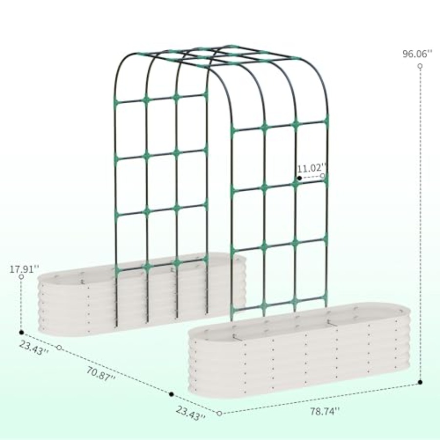 Canteiro Elevado Galvanizado d - Raised Garden Bed avaliação e preço