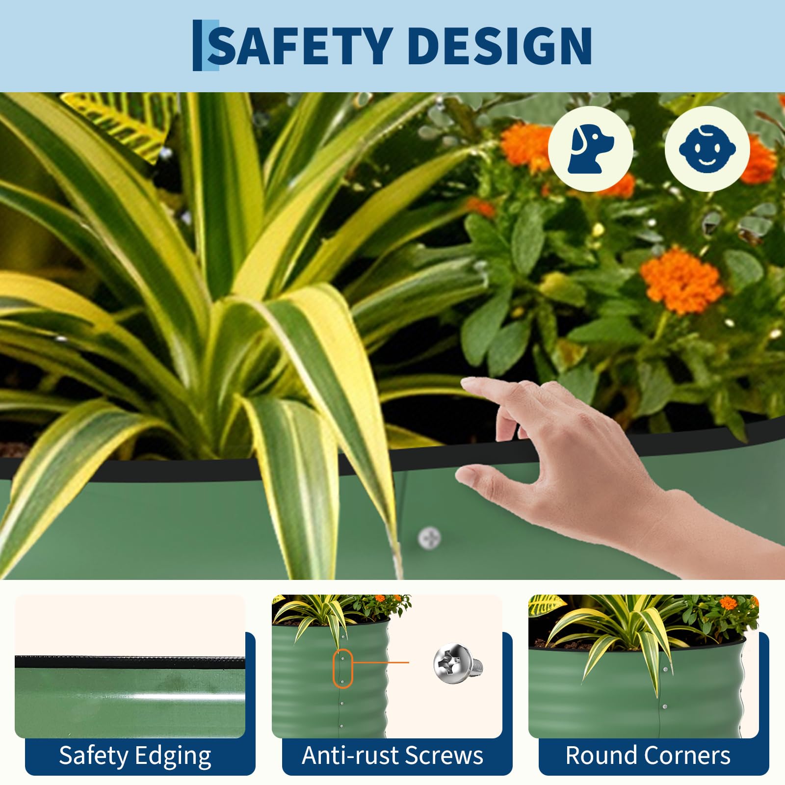 Canteiro Elevado Galvanizado 8 - Raised Garden Bed avaliação e preço