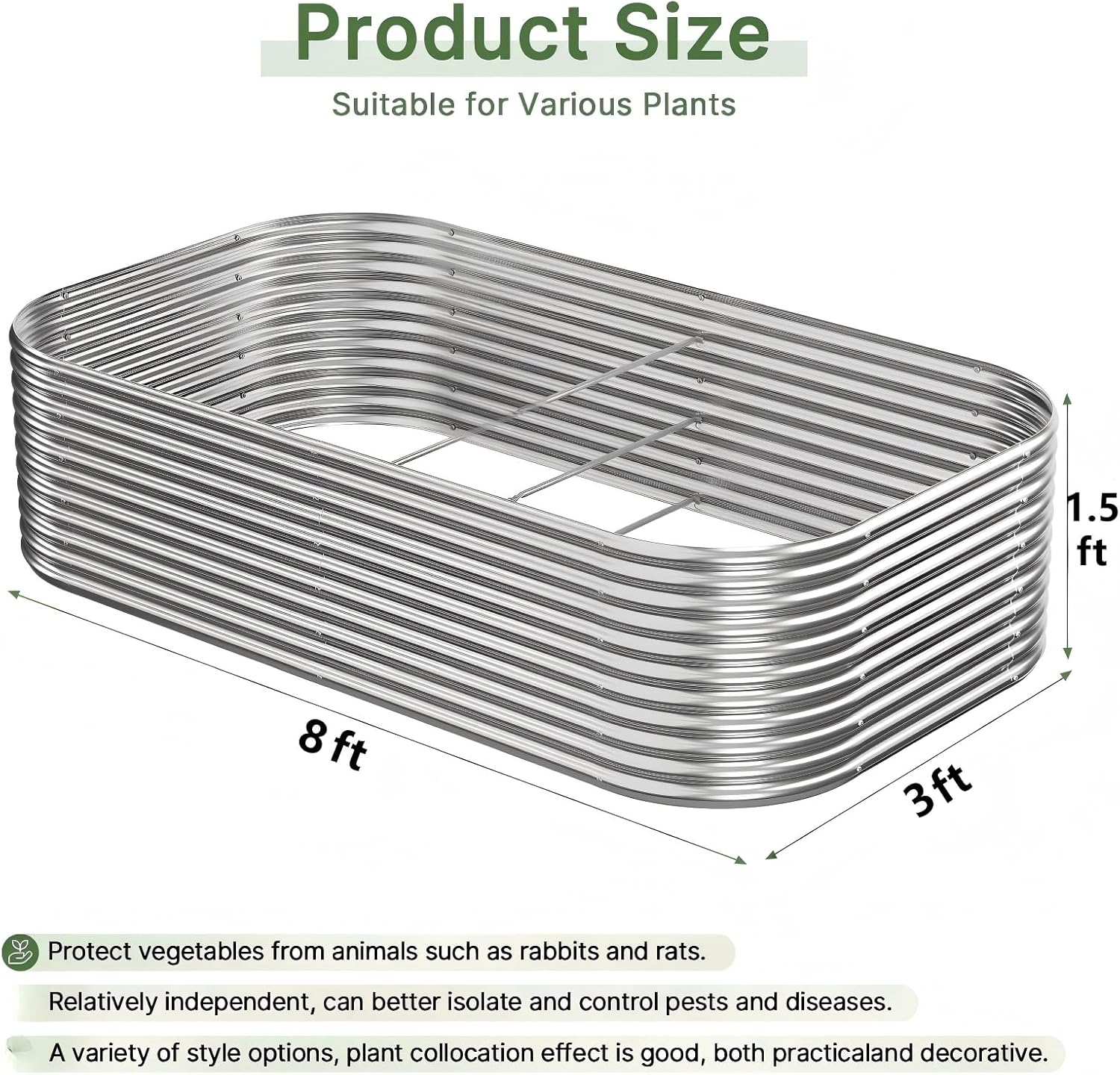 Jardinagem ao Ar Livre com 2 C - Raised Garden Bed avaliação e preço