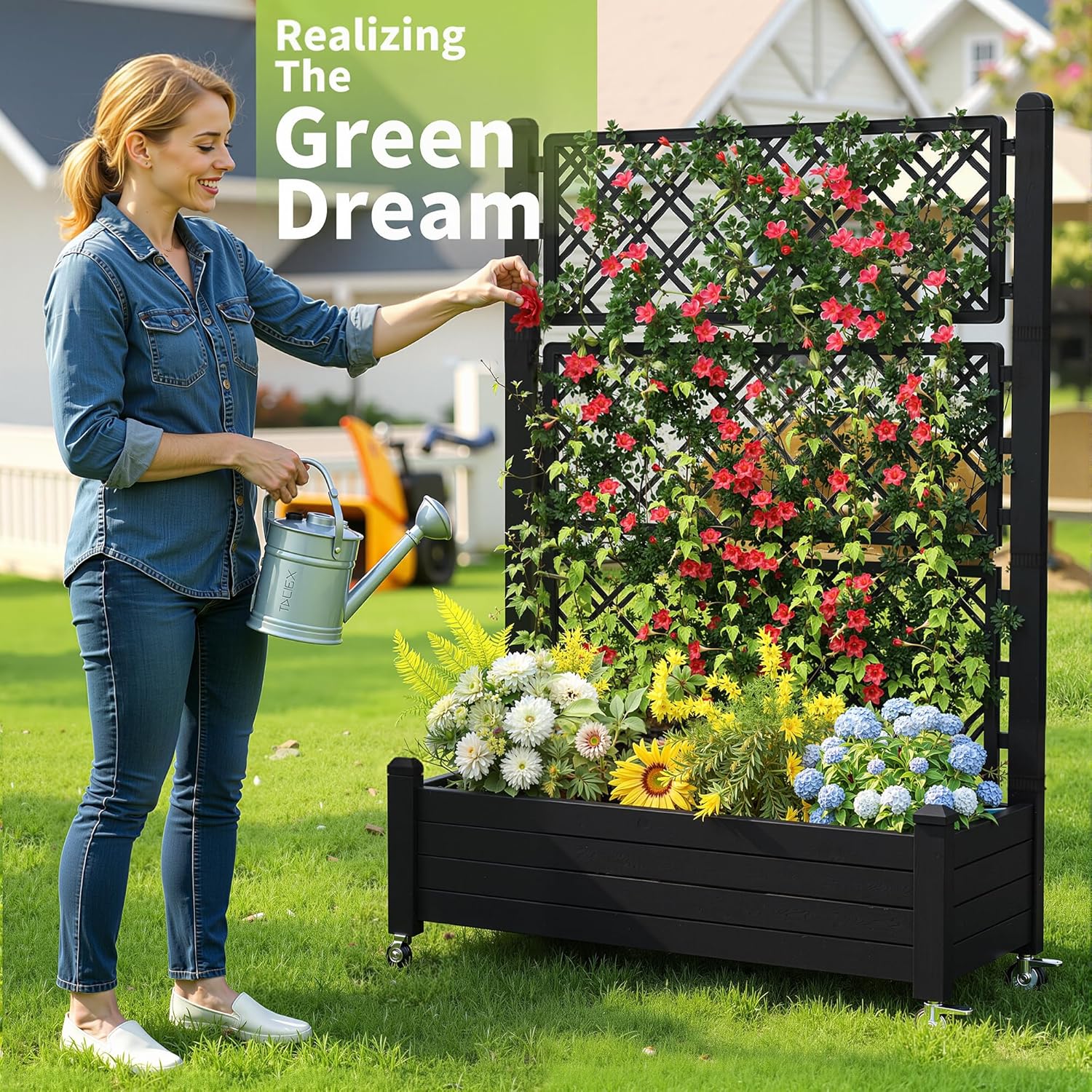 Canteiro Elevado com Treliça,  - Self Watering Planter avaliação e preço