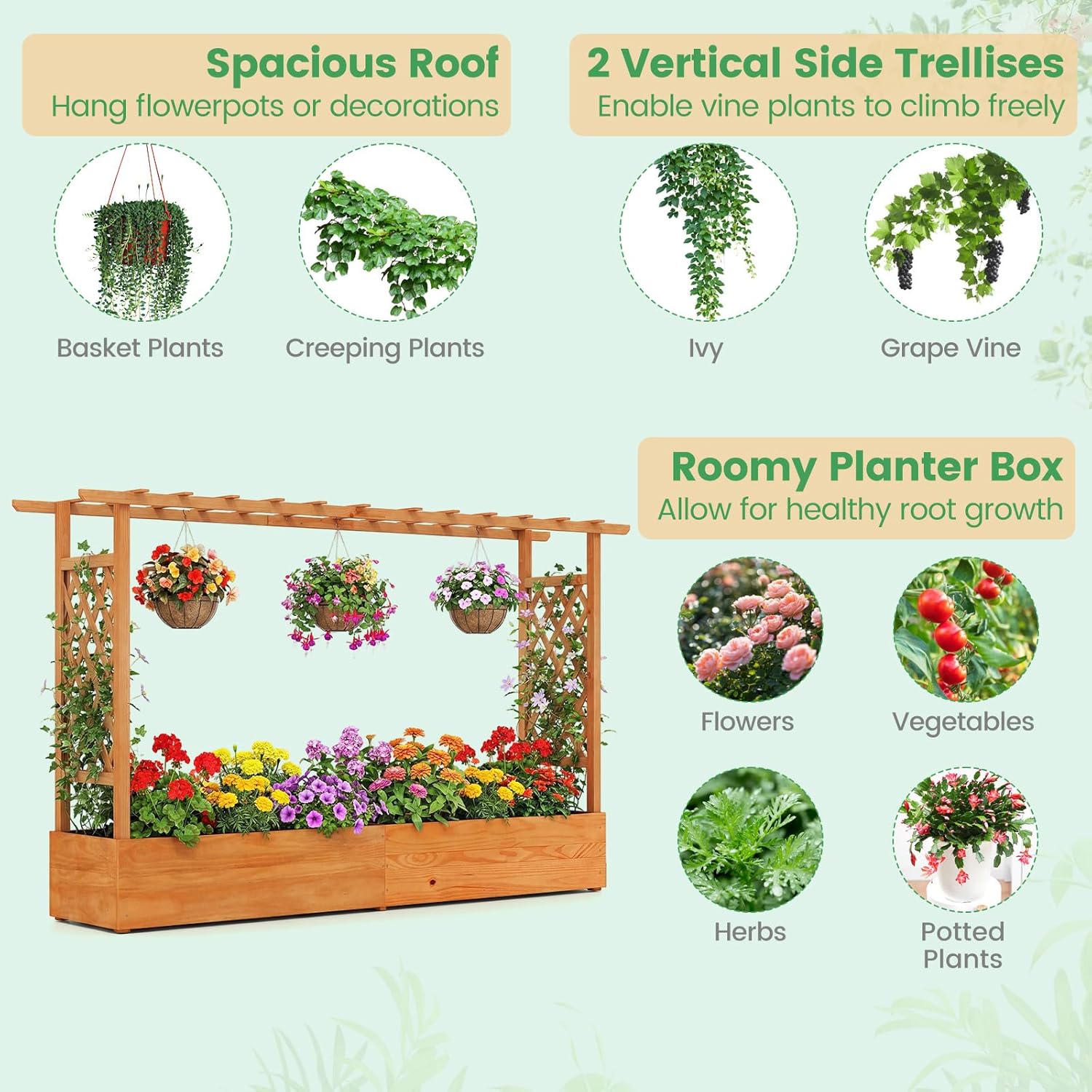 Canteiro Elevado para Jardim E - Raised Garden Bed avaliação e preço